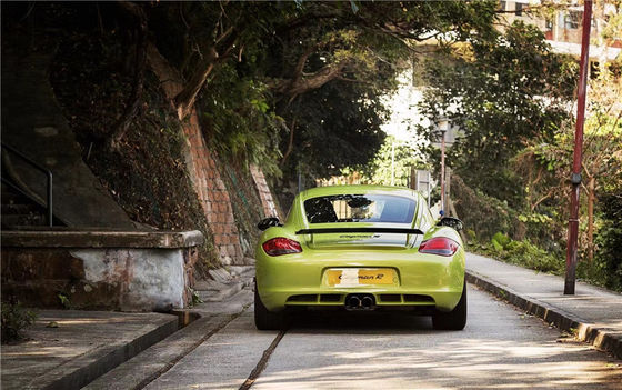 Peças para automóveis Porsche 987 Spoiler de fibra de carbono 987 Upgraded Cayman R Style Tail Spoiler 987 Body Kit