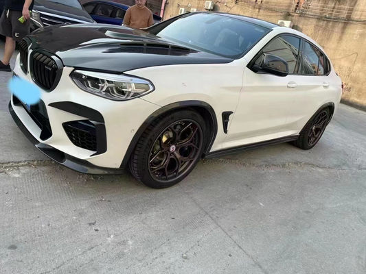 Para BMW X3M X4M F97 F98 Cobertura de máquina de fibra de carbono Material seco de fibra de carbono X3M X4M Cobertura de motor de fibra de carbono