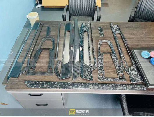 Peças para automóveis Porsche 911 992 Fibra de Carbono Interior 911 992 Fibra de Carbono Centro Painel Porta Planca Interior