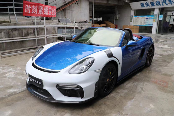 Peças para automóveis Porsche 981Boxster Cayman Body Kit 981Boxster Cayman Upgraded GT4-style Kit de carroceria de pára-choque dianteiro e traseiro