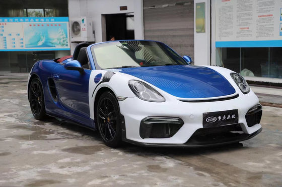Peças para automóveis Porsche 981Boxster Cayman Body Kit 981Boxster Cayman Upgraded GT4-style Kit de carroceria de pára-choque dianteiro e traseiro