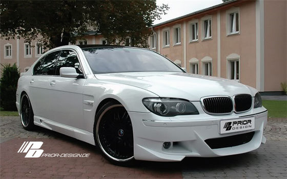 Peças para automóveis para BMW Série 7 E66 E65 Kit de carroceria E66 E65 Upgraded PRIOR Style Kit de carroceria do pára-choque dianteiro e traseiro