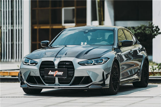 Peças para automóveis BMW G80 G82 M3 M4 Cobertura de fibra de carbono G80 G82 M3 M4 Capô de fibra de carbono