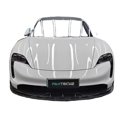 Kit de carroceria de fibra de carbono seca para Porsche Taycan Taycan Upgrade PAKTECHZ Style Kit de carroceria de espátula frontal difusora spoiler