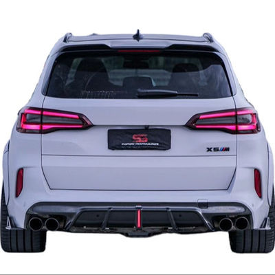 Peças de automóveis Kit de carroceria de fibra de carbono para BMW X5M X5M Carroceria de fibra de carbono X5M Frente de pá de difusor Spoiler X5M Wide Body Kit