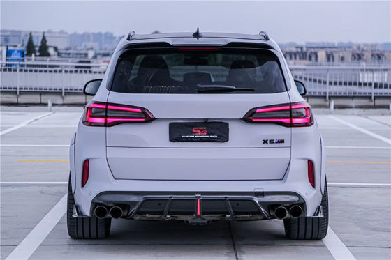 Peças de automóveis Kit de carroceria de fibra de carbono para BMW X5M X5M Carroceria de fibra de carbono X5M Frente de pá de difusor Spoiler X5M Wide Body Kit