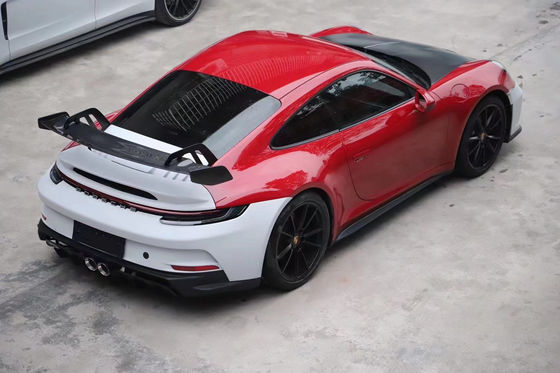 Kit de corpo de material de plástico de PP para Porsche911 992 992 Modernização do estilo GT3 Frente e traseiro Bumper Side Skirt Spoiler Hood Body Kit