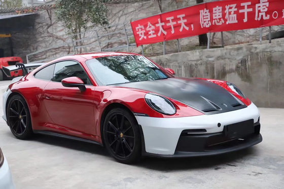 Kit de corpo de material de plástico de PP para Porsche911 992 992 Modernização do estilo GT3 Frente e traseiro Bumper Side Skirt Spoiler Hood Body Kit