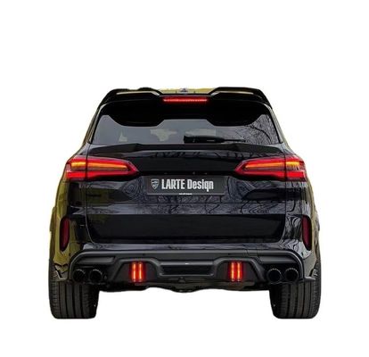 Peças para automóveis para BMW X5M F95 Kit de carroceria de fibra de carbono X5M F95 Kit de carroceria de spoiler de difusor de pá dianteira em estilo LD