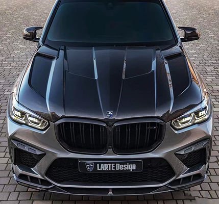 Peças para automóveis para BMW X5M F95 Kit de carroceria de fibra de carbono X5M F95 Kit de carroceria de spoiler de difusor de pá dianteira em estilo LD