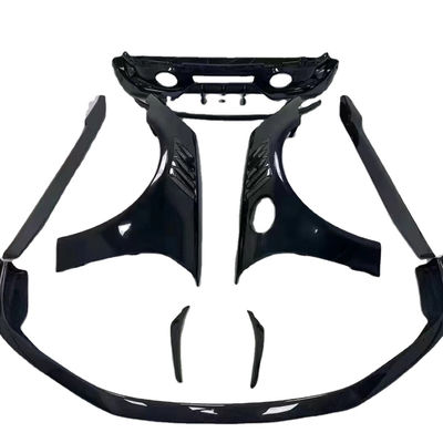 para Porsche 992 Kit de corpo de fibra de carbono 992 Fibra de carbono lábio dianteiro difusor saia lateral spoiler capô guarda-chuva