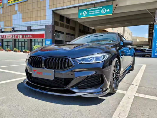 Peças para automóveis para BMW série 8 G14 G15 G16 840i Kit de carroceria de fibra de carbono 840i Fibra de carbono Scoop frontal Spoiler lateral difuso