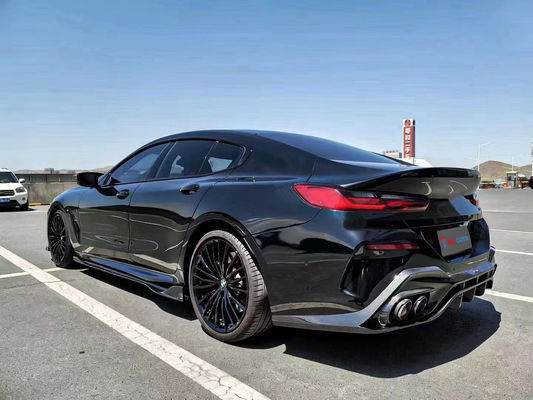 Peças para automóveis para BMW série 8 G14 G15 G16 840i Kit de carroceria de fibra de carbono 840i Fibra de carbono Scoop frontal Spoiler lateral difuso