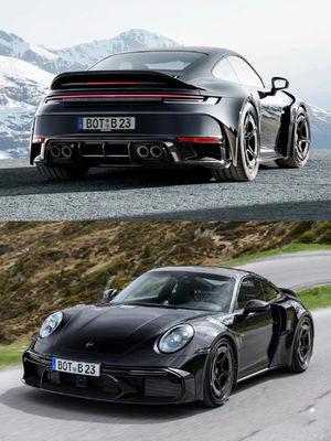 Para Porsche 992 Spoiler de fibra de carbono 992 Modernização do estilo BS Spoiler de fibra de carbono