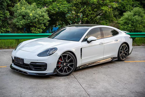 Para o Porsche Panamera Kit de corpo de fibra de carbono Panamera Fibra de carbono Lobo frontal difusor spoiler saia lateral