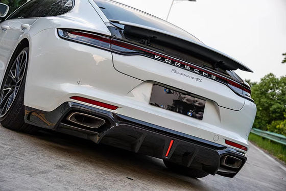 Para o Porsche Panamera Kit de corpo de fibra de carbono Panamera Fibra de carbono Lobo frontal difusor spoiler saia lateral