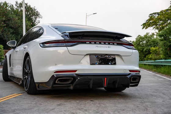 Para o Porsche Panamera Kit de corpo de fibra de carbono Panamera Fibra de carbono Lobo frontal difusor spoiler saia lateral