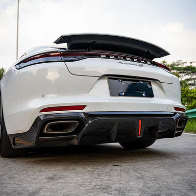 Para o Porsche Panamera Kit de corpo de fibra de carbono Panamera Fibra de carbono Lobo frontal difusor spoiler saia lateral