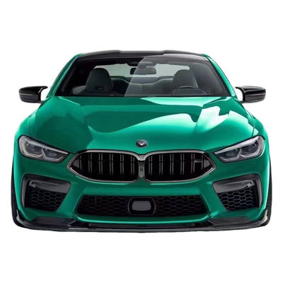 Para o BMW M8 Kit de corpo de fibra de carbono M8 Upgraded Vors Style Fibra de carbono frontal de lábio difusor spoiler lateral saia Kit de corpo