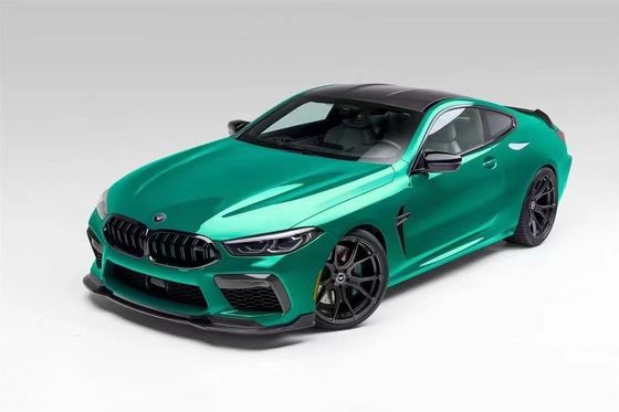 Para o BMW M8 Kit de corpo de fibra de carbono M8 Upgraded Vors Style Fibra de carbono frontal de lábio difusor spoiler lateral saia Kit de corpo