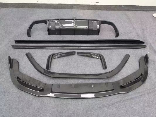Para o BMW M8 Kit de corpo de fibra de carbono M8 Upgraded Vors Style Fibra de carbono frontal de lábio difusor spoiler lateral saia Kit de corpo