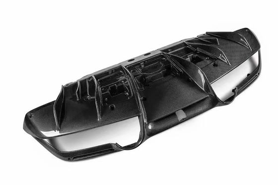 Para o BMW X6M F96 Kit de corpo de fibra de carbono X6M F96 Upgrades o estilo AE Fibra de carbono frontal da língua difusor spoiler