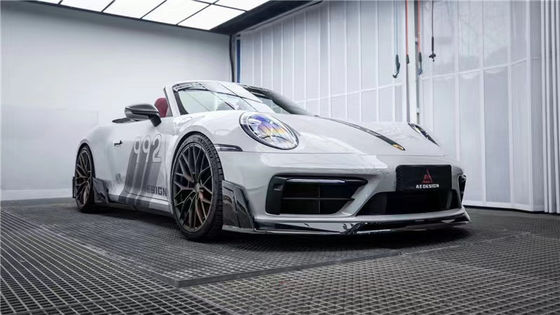 Para Porsche 992s Kit de corpo de fibra de carbono 992s AE Estilo Fibra de carbono seco
