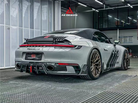 Para Porsche 992s Kit de corpo de fibra de carbono 992s AE Estilo Fibra de carbono seco