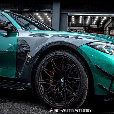 Para BMW M3 M4 G80 G82 Fender de fibra de carbono M3 M4 G80 G82 Fender de fibra de carbono de estilo AE atualizado leve