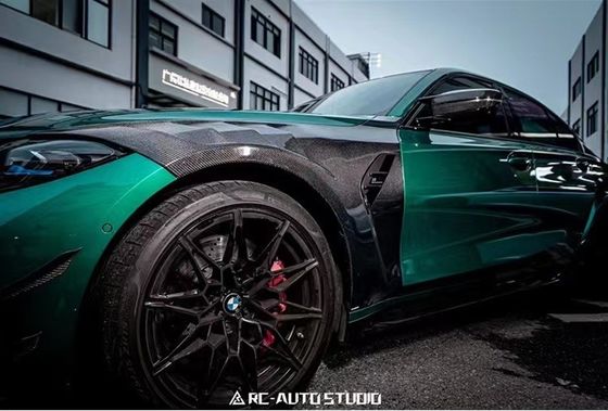 Para BMW M3 M4 G80 G82 Fender de fibra de carbono M3 M4 G80 G82 Fender de fibra de carbono de estilo AE atualizado leve