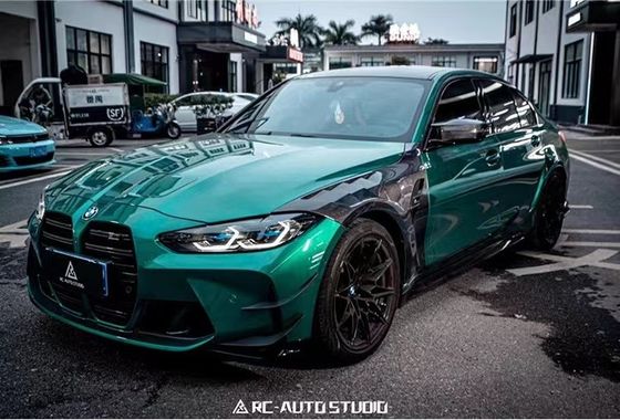 Para BMW M3 M4 G80 G82 Fender de fibra de carbono M3 M4 G80 G82 Fender de fibra de carbono de estilo AE atualizado leve