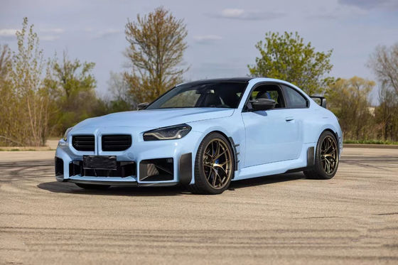 Para BMW M2 G87 Kit de corpo de fibra de carbono M2 G87 Upgraded MP Style Fibra de carbono frontal