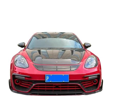 MSY Panamera 971 Kit de corpo Fibra de carbono vermelha Substituição do pára-choque frontal Spoiler Widebody Kit