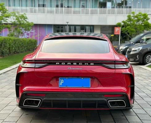 MSY Panamera 971 Kit de corpo Fibra de carbono vermelha Substituição do pára-choque frontal Spoiler Widebody Kit