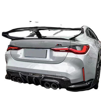 Para BMW Série 4 G80 G82 M3 M4 Spoiler de fibra de carbono G80 G82 M3 M4 Upgraded GTR Style Spoiler Wing
