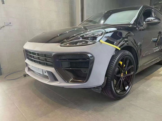 Cayenne Porsche Body Kit Difusor de lábio frontal de fibra de carbono seca MTR estilo