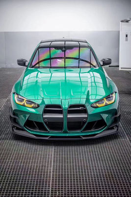 Para o BMW G80 G82 M3 M4 Kit de corpo de fibra de carbono G80 G82 M3 M4 Atualizado AE Estilo Fronteiro Difusor de Lábios Spoiler Side Skirt Body Kit