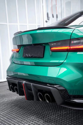 Para o BMW G80 G82 M3 M4 Kit de corpo de fibra de carbono G80 G82 M3 M4 Atualizado AE Estilo Fronteiro Difusor de Lábios Spoiler Side Skirt Body Kit