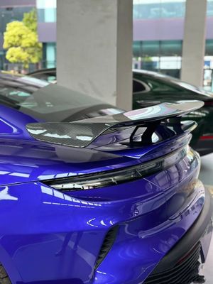 Taycan Porsche Body Kit Taycan Wch Estilo Ala de Spoiler de Fibra de Carbono
