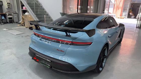Taycan Porsche Body Kit Taycan Wch Estilo Ala de Spoiler de Fibra de Carbono
