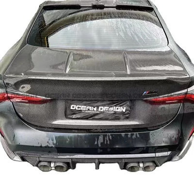 Para o BMW G87 M2 Cobertura traseira do tronco de fibra de carbono G87 M2 Cobertura traseira de fibra de carbono de estilo CSL e capô do tronco