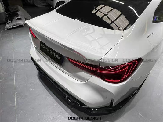 Para o BMW G87 M2 Cobertura traseira do tronco de fibra de carbono G87 M2 Cobertura traseira de fibra de carbono de estilo CSL e capô do tronco