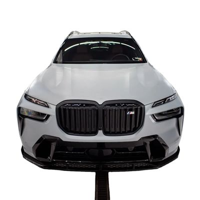 Para BMW X7 Fibra de Carbono Kit de corpo X7 Fibra de Carbono Frente Lips Diffuser Spoiler Hood Side Skirt Wide Body Kit