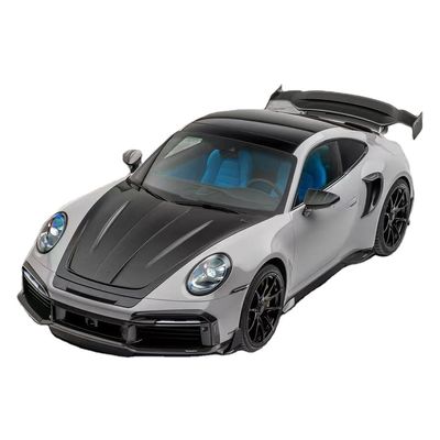 992 Turbo Porsche Body Kit Fibra de Carbono MSY Estilo Diy Rear Bumper Spoiler Hood