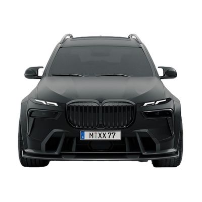 Para BMW X7 Fibra de Carbono Kit de corpo X7 Fibra de Carbono Frente Lips Diffuser Spoiler Hood Side Skirt Wide Body Kit