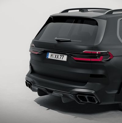 Para BMW X7 Fibra de Carbono Kit de corpo X7 Fibra de Carbono Frente Lips Diffuser Spoiler Hood Side Skirt Wide Body Kit