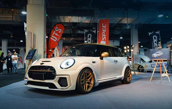 Para BMW MINI Kit de corpo de fibra de carbono MINI Upgrades ASP estilo Frente e traseiro parachoque lateral saia spoiler Wide-body Kit