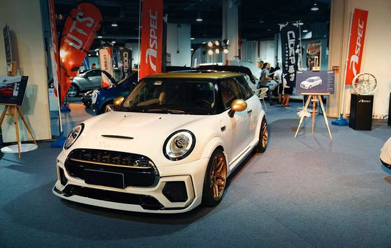 Para BMW MINI Kit de corpo de fibra de carbono MINI Upgrades ASP estilo Frente e traseiro parachoque lateral saia spoiler Wide-body Kit