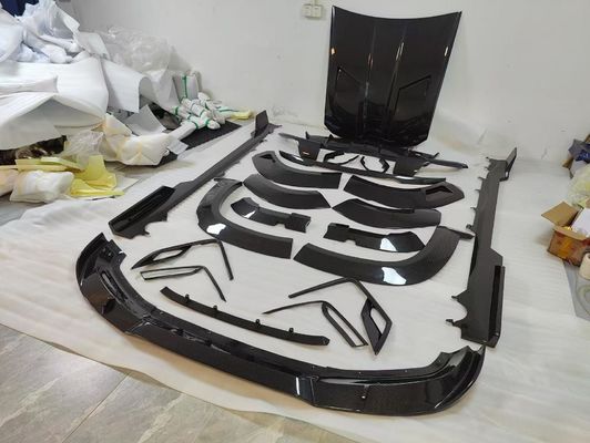 Para BMW XM Kit de Fibra de Carbono Widebody XM Upgrades RNG estilo Fibra de Carbono Lobo Frente Diffuser Arco de Roda Spoiler Hood Wide Body
