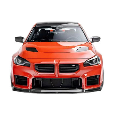 Para o BMW M2 Kit de Corpo de Fibra de Carbono M2 Upgraded Vors-style Carbon Fiber Front Lip Diffuser Spoiler Hood Side Skirt